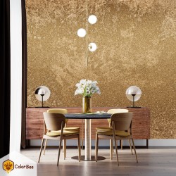 Fototapetai "Gold painted concrete wall"